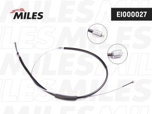 Трос стояночного тормоза (2080мм) RENAULT MEGANE II/SCENIC II 03- EI000027 EI000027 MILES
