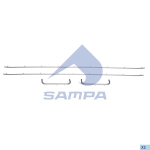 Ком-кт молдингов решетки радиатора 18300401 SAMPA