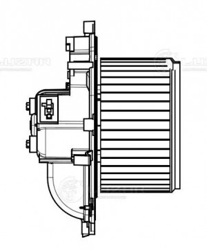 Вентилятор отоп. Citroen Berlingo II (08-),Peugeot Partner II (08-) (auto A,C) ( LFH 2052 LUZAR