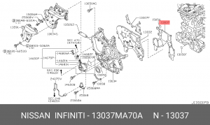 Прокладка 13037-MA70A NISSAN