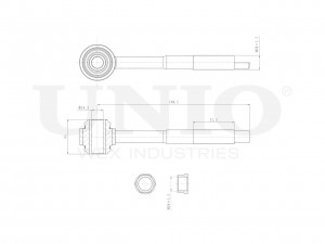 С/блок внутренний задней поперечной правой тяги RMP-20554 UNIO