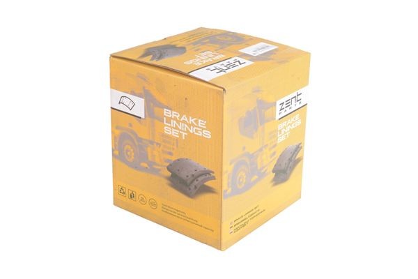 накладки тормозные 1-рем! 19496 18.3 (410x223)(С ЗАКЛ.94059 8x18 64) Z10715 ZENTPARTS