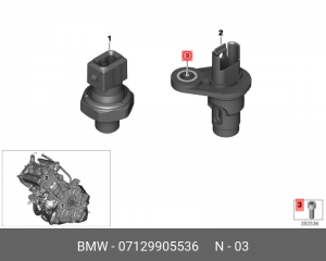Винт ISA !M6x16-8.8-ZNNIV, ISO 113830 \BMW 1' E81, E82, E87, LCI, E88, F20, F21, 07129905536 BMW