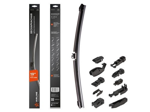 Щетка стеклоочистителя бескаркас PRO 480мм AWB-BK-475 AIRLINE