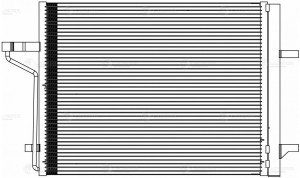 Радиатор кондиц. для а м Ford Kuga (13-) 2.0TD 2.5i (LRAC 1070) LRAC 1070 LUZAR