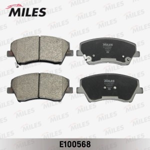 Колодки тормозные передние (Смесь Semi-Metallic) HYUNDAI ELANTRA 17- (TRW GDB220 E100568 MILES