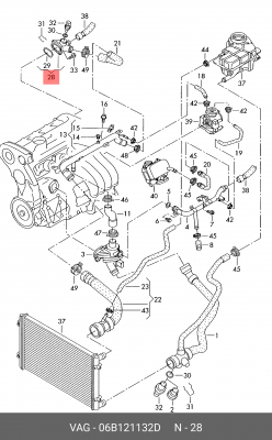 AUDI A4 [B6] (2001>) 06B 121 132 D VAG