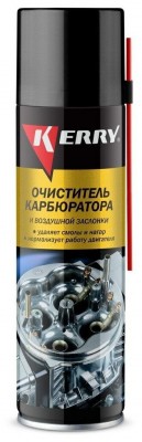 Очиститель дроссельной заслонки и карбюратора 335мл аэрозоль KERRY KR910 KERRY
