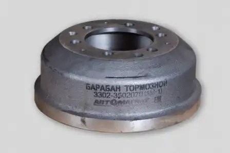 Барабан тормозной задний ГАЗ-3302 (расточеный) АВТОМАГНАТ 33023502070 AVTOMAGNAT