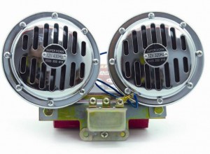 сигнал автомобильный! 335/435Гц 12V 120dB D=125мм 2шт\ 43308 AVS