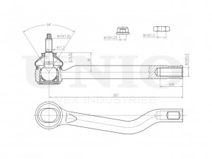 Наконечник рулевой правый SSP-10157 UNIO