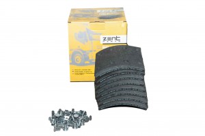 накладки тормозные STD! 19574 18.0-11.0(300x200)(С ЗАКЛ.93251 8x15 64) BPW Z10705 ZENTPARTS