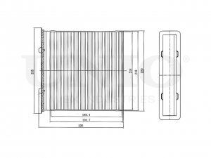 Фильтр салонный FLT-40108 UNIO