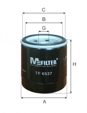 фильтр масляный!\ Nissan, Renault, Ford, KIA, Mazda, Hyundai TF6537 MFILTER AUTOMOTIVE FILTERS