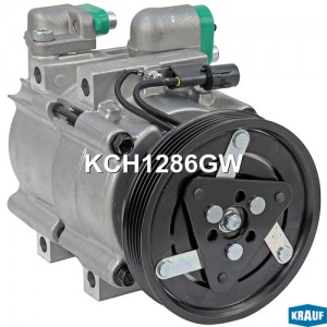Компрессор HYUNDAI Sonata (98-),Santa Fe (00-) (2.0 i/2.4 i) кондиционера KRAUF KCH1286GW KRAUF