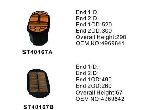 Фильтр воздушный ST40167AB ST40167AB STAL