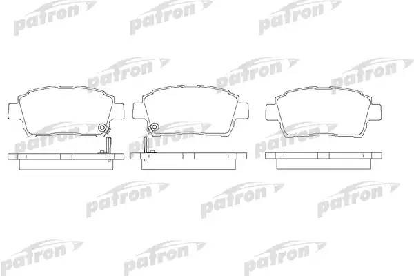 Колодки тормозные дисковые передн PBP1392 PBP1392 PATRON