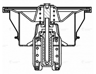 Термостат RENAULT Premium,Kerax,Magnum VOLVO FH,FM (82град.) LUZAR LT 1005 LUZAR