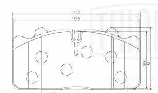 Колодки торм. DAF, MAN, Iveco (WVA № 29088) диск. с р/к (в компл. с 2-мя датч.)  PFT29088 TRIALLI