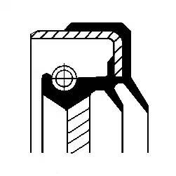 сальник хвостовика! 48x82x12.5/19.5 \ MB Sprinter 01035893B CORTECO