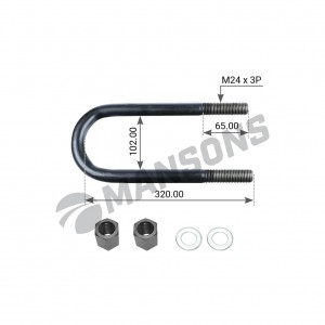 Стремянка М24/125х320 BPW 300.116 MANSONS