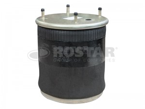 Пневморессора со стаканом (металл) 4 шп.+возд. 4 отв. 813 MB R813DGS01 ROSTAR