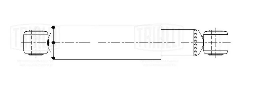 Амортизатор Chery Kimo (07-)/QQ6 (06-) задн. (AG 30504) AG 30504 TRIALLI