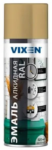 Краска бежевая аэрозоль 520мл VIXEN VX11001 VIXEN