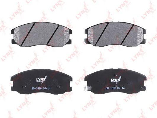 Колодки тормозные дисковые передние BD-1816 LYNXAUTO