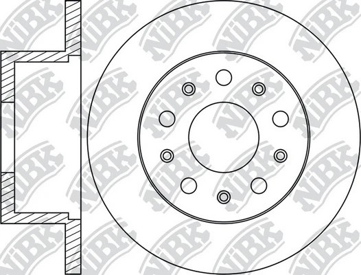 Диск тормозной CITROEN JUMPER/FIAT DUCATO/PEUGEOT BOXER (94-) 230, 244, 250 1.1- RN1846 NIBK