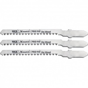 Пилка для лобзика набор 3шт. дерево 50мм MATRIX 78210 MATRIX