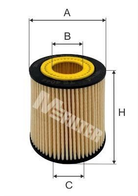 фильтр масляный !\BMW F20 1.6/1.8 10> TE4044 MFILTER AUTOMOTIVE FILTERS
