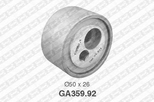 ролик натяжной ремня генератора! без кондиционера\ Peugeot 206/306/406/806 2.0HD GA359.92 NTN SNR