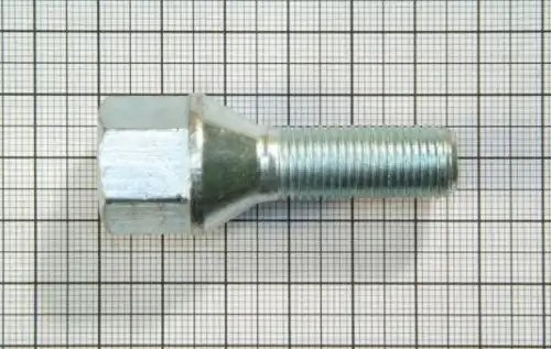 Болт колесный для а/м ВАЗ 2101/08 (на литые диски с бурт.) М12х30,5х1,25 ключ 19 003567046200009 BELZAN