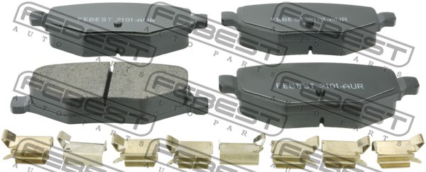 Колодки задние FORD EXPLORER V TUB 2011- 2101-AUR 2101-AUR FEBEST