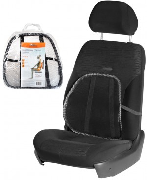 Подушка поясничная массажная черная AIRLINE ASC-BS-18 AIRLINE