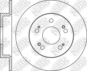 Диск тормозной HONDA CIVIC 06- задний D260мм RN1362 RN1362 NIBK