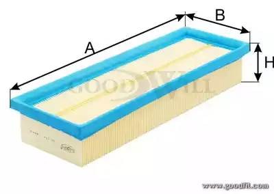 Фильтр воздушный AG374 AG 374 GOODWILL