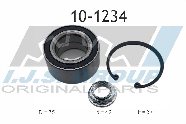 к-кт подшипника ступицы! задней\ BMW E90 1.8-2.5i/D 04> 101234 IJS GROUP