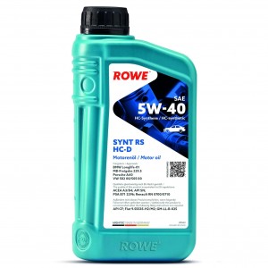 Масло моторное ROWE HIGHTEC SYNT RS A3/B4/SN/CF 5W40 HC-D синт.1л 20163-0010-99 ROWE
