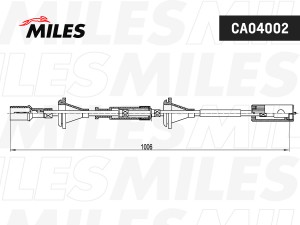 Трос привода спидометра VW PASSAT 88-96 CA04002 CA04002 MILES