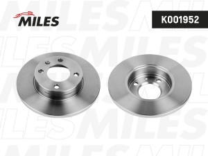 Диск тормозной VW GOLF I/II/JETTA/PASSAT/POLO 81-01 передний D 239мм.  K001952 K001952 MILES