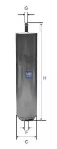 Фильтр топливный дизельный BMW 1 E87, 3 E46, 5 E60/F10, 7 E65/F01, X3 E83, X5 E7 3185100 UFI