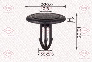 HONDA CIVIC 4D (2006>) TJB1271 TATSUMI