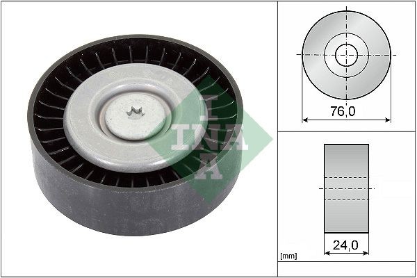 Ролик обводной VOLVO S80 II 3.2 532055810 532055810 INA
