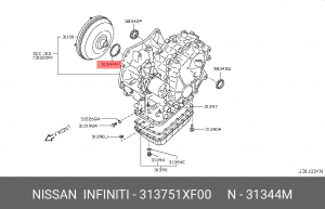 Сальник NISSAN 31375-1XF00 313751XF00 NISSAN