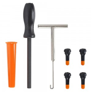 Набор для замены вентиля без снятия шины 8 предметов AIRLINE ATRK822 AIRLINE