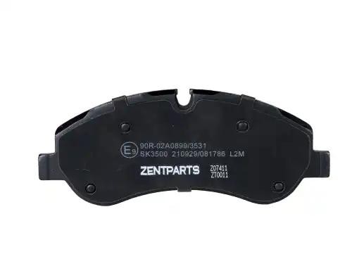 колодки дисковые передние! без датчика износа Ford Transit 2.2 TDCi 12> Z07411 ZENTPARTS
