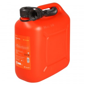 Канистра пластиковая AIRLINE с заливным шлангом 10 л (красный) ACF-10S AIRLINE
