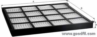 Фильтр салона AG335CF AG 335 CF GOODWILL